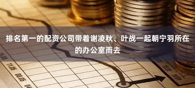 排名第一的配资公司带着谢凌秋、叶战一起朝宁羽所在的办公室而去